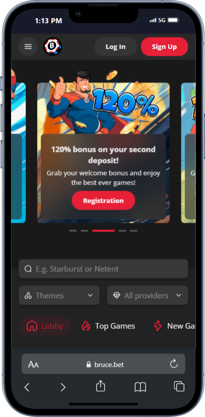 Registreer bij BruceBet